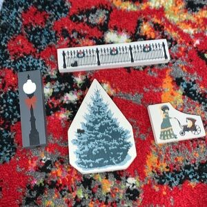 EUC The Cat's Meow accesory set of 4